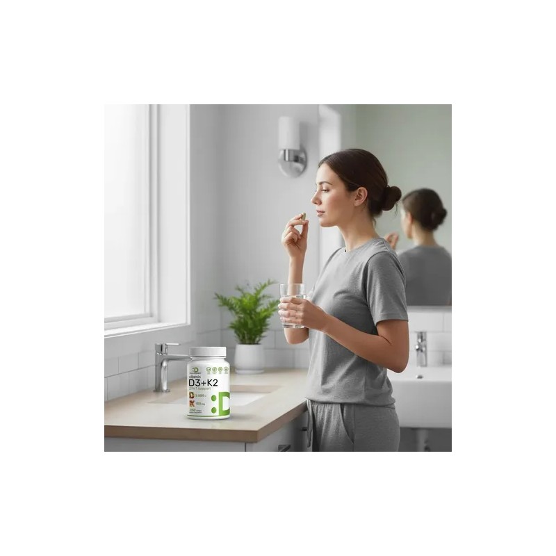 Deal Vitamina D3 5000 Iu + K2 100 Mcg 500
