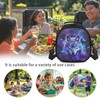 TOADDMOS Kids Lunch Bag Galaxy Space Wolf Butterfly School Thermal