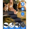 5-Step Foldable Dog Stairs for Car, SUV & Truck (34"–38"