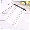 Mikinona 2 Sheets Artificial Eyebrow Patches Hair-like Simulation Eyebrows Waterproof