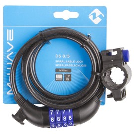 M-Wave Spiral Cable Lock - Black