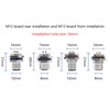 5Pcs 1.64ft M12 8 Pin A Code Male Connector Cable,