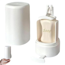 Bar Soap Grinder Dispenser - Adjustable Compact Bar Soap Container | Soap Container Shaver, Bar Flakes Shaver, Compact Soap Grinding Box for Home, Offices