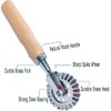 MTOMDY Pastry Wheel Cutter,Pastry and Pasta Cutter Wheel,For Ravioli, Pasta,