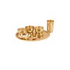 Bona fide Brass Dinner Set,Thali Set,7 Pieces hammered design heavy