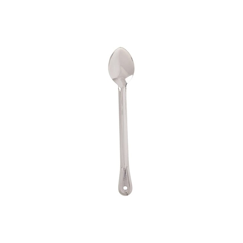 Winco Stainless Steel Basting Spoon, Solid, 15", 1.2mm