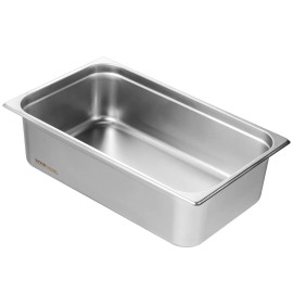 Steam Table Pan 6 In Deep Anti Jam Polished Finish Commercial Kitchen Food Pan Restaurant ModelHeight: 6 in Deep, Number of Sets: 6-Piece Set