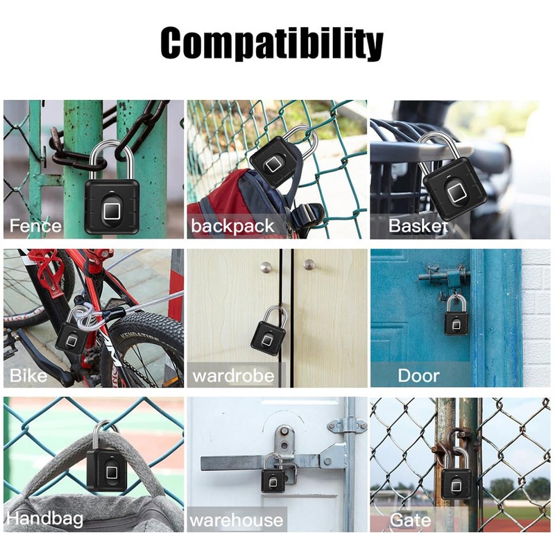 AICase Padlock Fingerprint Padlock