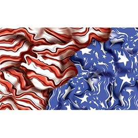 Pinecar Body Skin Custom Transfer Freedom Flag PIN3980