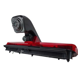 HD Auto Transporter Caravan Van Brake Light Roof Rear View Reversing Backup Dual-Lens Camera with Angle Adjustable Compatible with Ford Transit Connect 2/XL Cargo Titanium Passenger Wagon SUV MPV Bus