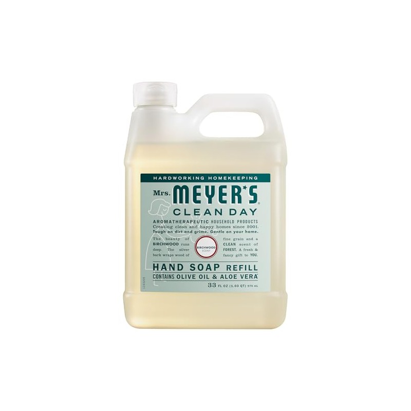 Mrs. MEYER'S CLEAN DAY Hand Soap Refill, Birchwood Scent, 33