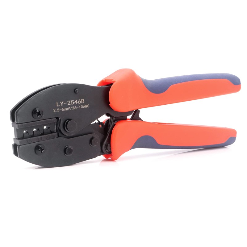 Yuhtech Solar Crimper PV Crimping Tool 26-10 AWG Ratcheting Connector
