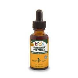Herb Pharm Kids Immune Avenger Herbal Formula 1 Fl Oz Organic Alcohol Free