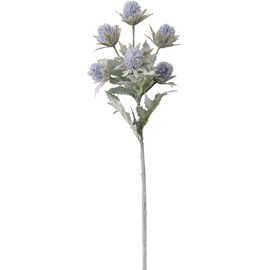 TBUY ROSE 6 Pack Artificial Eryngiums Eryngium Faux Plants for Garden Wedding Prom Party Bouquet Floral Arrangement (Blue)