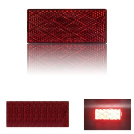 Reflector 80X35mm Self Adhesive Rectangle Safety Waterproof Stick on for Driveway Mailbox Trailer
