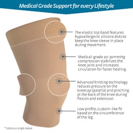 medi Seamless Knit Knee Support w/Band