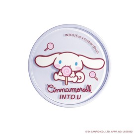 INTO U x "Cinnamorol" and "Pompompurin" Collaboration] Furry Cushion Blush Teak 3 Colors (FB01 Sweet Lavender, Free)