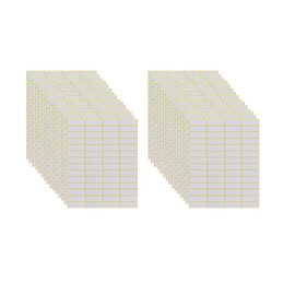 WYAN 1680 Pcs Small Sticker Labels and Removable White Sticky Labels Stickers for Bottle, File Folder, Jar Box,School, Office,Kitchen(13 * 38mm)
