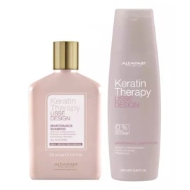 Alfaparf Kit Shampoo + Acondicionador Alisado Keratina Alfaparf Lisse