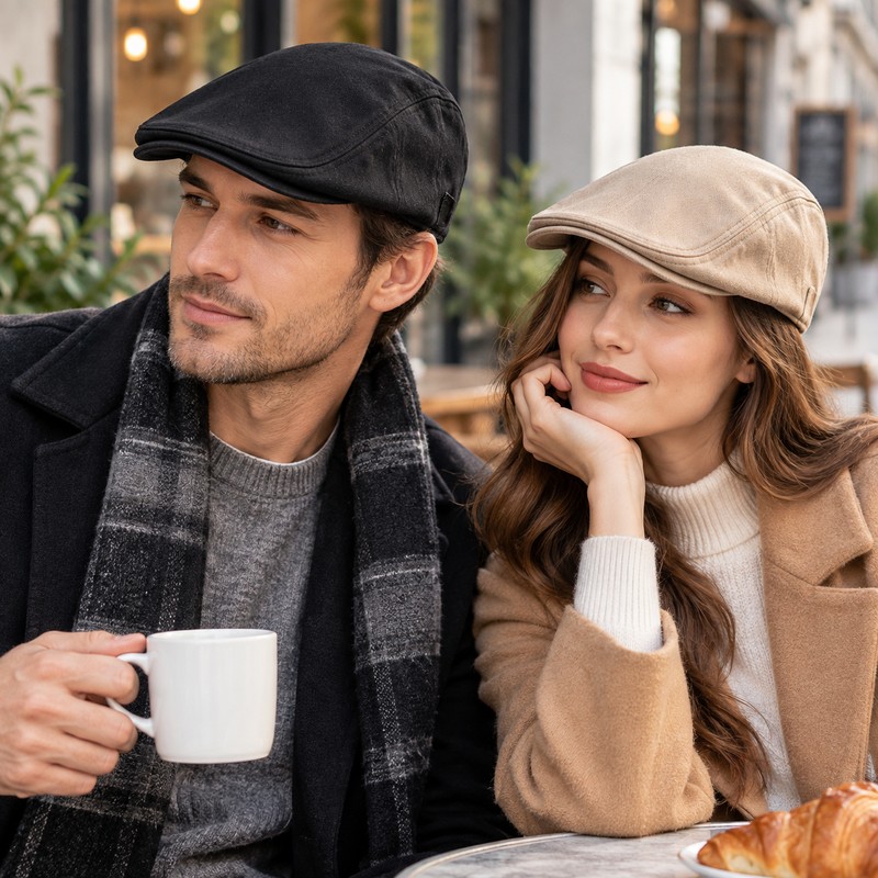 Unisex Ivy Cap for Casual Wear – Classic Cotton Flat
