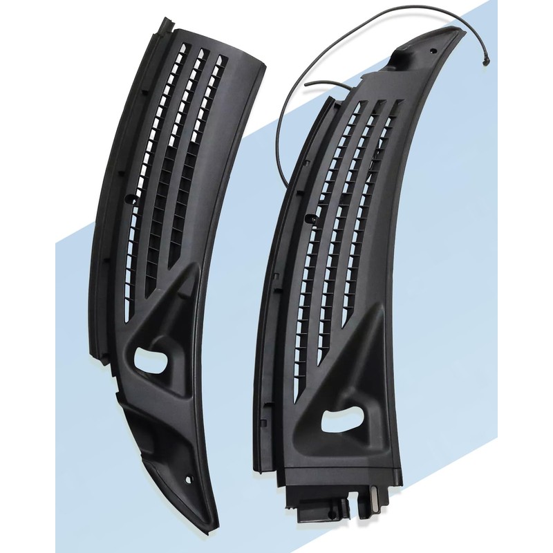 Windshield Wiper Cowl Cover Panel w/Seals Compatible with Ford F150