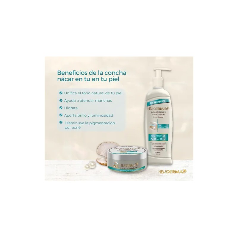 12 Pz New Derma Crema Multipropositos Nacar 200 Ml Cu