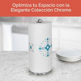 Soporte para Toallas de Papel Spectrum Euro Cromado 41070: Estilo y Resistencia para tu Cocina