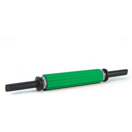 TheraBand Roller Massager +, Portable Muscle Rolling Stick with Retractable Handles for Self-Myofascial Release, Deep Tissue & Trigger Point Massage, Gifts for Runners, Athletes, Crossfit