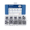 WEGOUP 145 PCS Nylon Insert Lock Nuts Assortment Kit, Metric
