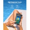 Lamicall 2Packs Waterproof Pouches, Beach Vacation Essentials for Wemen Men,