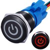 mxuteuk mxuteuk 19mm Waterproof Latching Push Button Switch 12V ON/Off