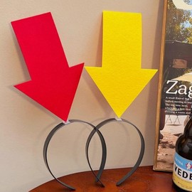 Koundeneko Arrowhead Headband Set of 2 Headbands, Funny, Party, Hair Hoop, Cosplay Festivals, Events, Fancy Dresses, Props Hair Accessories