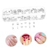Healeved Flatback Nail Charms and Rhinestones for DIY Nail Art