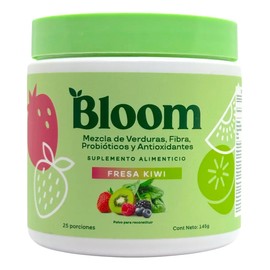 Bloom Greens Fibra Probioticos 145 G Fresa Kiwi Kps