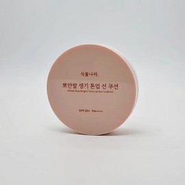 뽀얀쌀 식물나라 뽀얀쌀 생기 톤업 선 쿠션 15g 본품 (AD) Plant Kingdom Porous Rice Toning Up Sun Cushion 15g Main Product