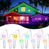 111FT Permanent Outdoor Lights, Smart 72 LED Eaves Lights with