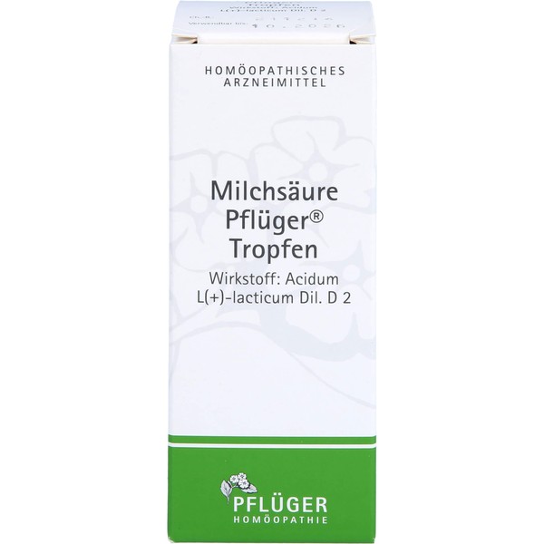 MILCHSÄURE Pflüger Drops 100 ml