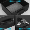 Dalmbox Portable Metal Safe Box with Key Lock - Fire