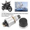 Longzhuo Horn Engine Start Switch SPST Push Button Starter Waterproof