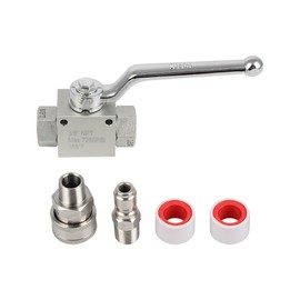 Stainless Steel High Power pressure washer valve kit for Power Washer Hose 3/8"