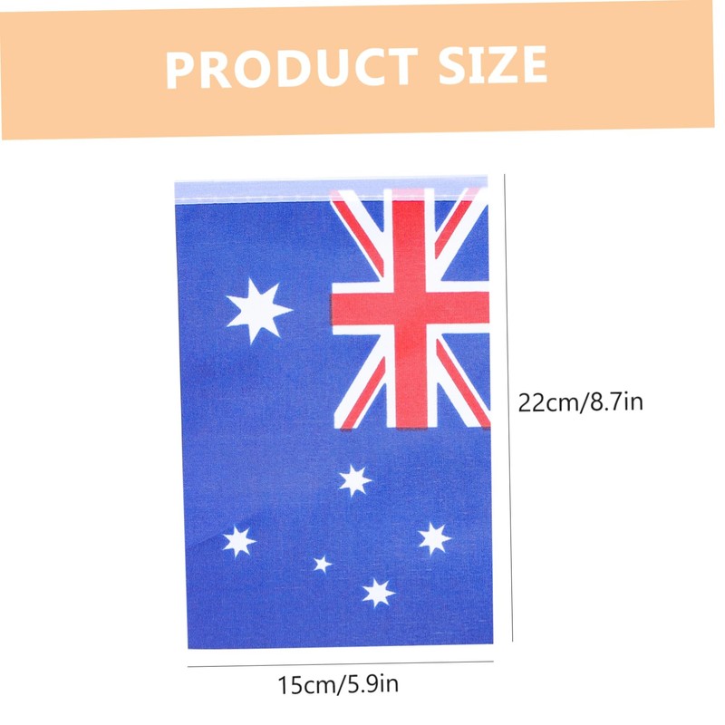 LABRIMP Sports Events Australian Flags Bunting Set Australian Flag Bunting