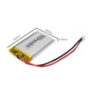 GIMHELPER (5-Pack) 3.7V 1500mAh Lithium Rechargeable Battery Lipo Battery 3.7v