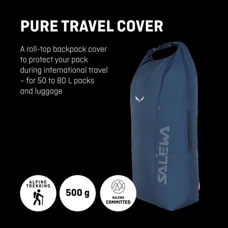 Salewa Unisex Pure Travel Cover Backpack Travel Cover Dark Denim