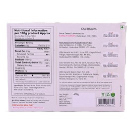 Karachi Bakery- Chai Biscuit , 14.10 oz (400 g), cookies, biscuits, indian snacks