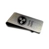 Elegant Elegant Money Clip Made of Brushed Stainless Steel Ripple