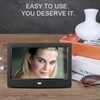 7" HD LED Screen Digital Photo Frame Alarm Clock MP3/4