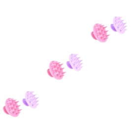 FOMIYES Sets Scalp Massager Brush Hair Scalp Scrubber for Shower Shampoo Brush Massage Comb Pcs