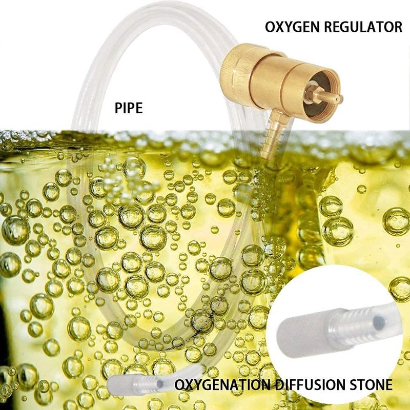 Joywayus Oxygen Injection System Diffusion Stone for Home Brewing