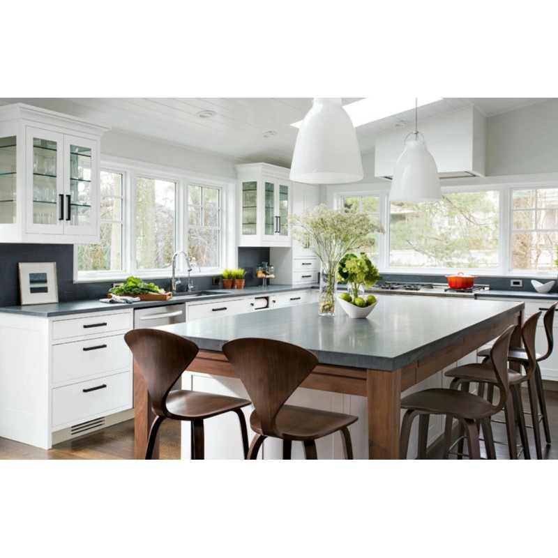 Gobrico 12mm 1/2" Black Kitchen Square Cabinet Handles Drawer Pull