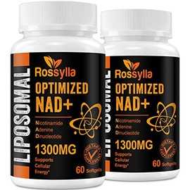 Suplemento liposomal de NAD+ de 1300 mg | La más alta absorción | El suplemento de NAD más puro para aumentar NAD+ de manera eficaz | Suplemento de NA